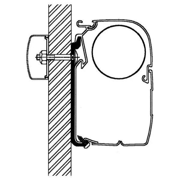 Thule Flat-Adapter-Set, Länge 40 Cm 3 Thule Flat-Adapter-Set, Länge 40 Cm
