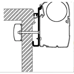 Thule Adapter-Set Rapido Serie 7 & 8 -Campingzelt 11390 1 thule adapter rapido set anbauvariante 2 markise