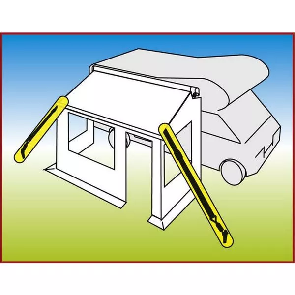 Sturmband Für Markisen Fiamma Tie Down S, Black 4 Sturmband Für Markisen Fiamma Tie Down S, Black – Bild 2