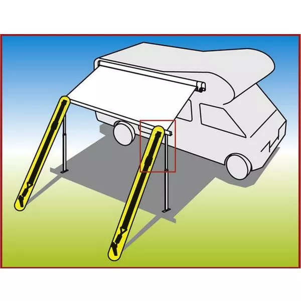 Sturmband Für Markisen Fiamma Tie Down S, Black 5 Sturmband Für Markisen Fiamma Tie Down S, Black – Bild 3