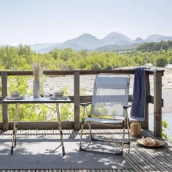 Campingstuhl Lafuma Alu Cham XL, Ciel -Campingzelt blauer campingstuhl lafuma alu cham xl ciel batyline grosser klappstuhl 1000 2 23956