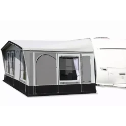 Caravan-Vorzelt Brand Atrium 300 -Campingzelt brand atrium 300 kombinierte seitenwand lueftungsfenster element optional erhaeltliche rundbogentuer 1000 13 23644