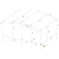 Brand Vorzelt-Eckschellen, 32 Mm -Campingzelt brand eckschellen zubehoer fuer schellenstaebe zusatzgestaenge 1000 1 16810