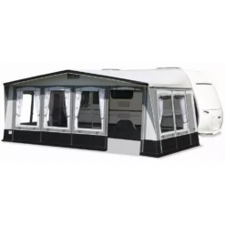 Caravan-Vorzelt Brand Palazzo 300 12 Caravan-Vorzelt Brand Palazzo 300 -Campingzelt brand palazzo 300 wohnwagenvorzelt tuere ganz rechts eingezogen seitenwand lueftungsfenster 1000 1 23710