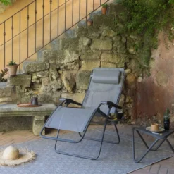 Relaxstuhl Lafuma RSXA Clip, Terre -Campingzelt campingsessel lafuma rsxa clip batyline iso terre relaxsessel campingstuhl liegestuhl klappstuhl 1000 3 23927