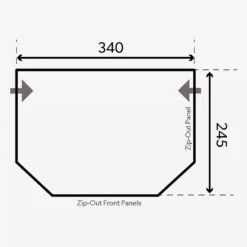 Aufblasbares Vorzelt Dometic Pop Air Pro 340 Für Eriba / Trigano -Campingzelt dometic aufblasbares vorzelt pop air pro 340 wohnwagenvorzelt grundflaeche masse 1000 3 23273