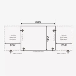 Aufblasbares Vorzelt Dometic Club Air Pro 390 S -Campingzelt dometic club air pro 390 s grundflaeche masse wohnwagen wohnmobilvorzelt 1000 8 21823