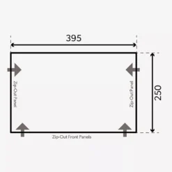 Dometic Mobil Air Pro 361/391, Aufblasbares Vorzelt -Campingzelt dometic luftvorzelt mobil air pro 361 391 grundflaeche masse 1000 2 19957