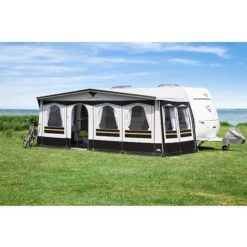 Vorzelt DWT Atelier Chalet Mit Rundumdach -Campingzelt dwt atelier chalet chili vordach luxus wohnwagenvorzelt 5 3731