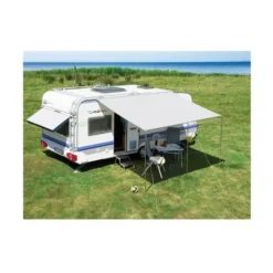 Wohnwagen-Sonnendach DWT Flora, Grösse 3, Hellgrau