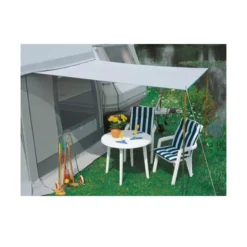 Wohnwagen-Sonnendach DWT Flora, Grösse 6, Hellgrau -Campingzelt dwt sonnendach flora hellgrau 3 2 14121