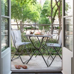 Campingtisch Lafuma Balcony II, Titane -Campingzelt grauer tisch quadratisch terrasse lafuma balcony 2 colorblock titane klappbarer campingtisch 1000 8 24928