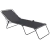 Strandliege Lafuma Siesta L, Black -Campingzelt lafuma siesta l black campingliege sonnenliege dreibein liege 1000 0 22302
