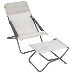 Premium-Liegestuhl Lafuma Transabed, Seigle II -Campingzelt lafuma transabed next liegestuhl fussstuetze seigle ii 1000 4 24886