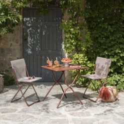 Klapptisch Lafuma Balcony II, Canyon -Campingzelt tisch terrasse lafuma balcony 2 colorblock canyon klappbarer gruener campingtisch balkontisch 1000 8 24938