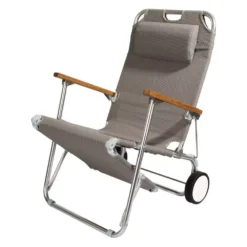 Strandliege Frankana Freiko Beach Trolley -Campingzelt transportwagen frankana freiko beach trolley taupe strandliege sonnenliege beachliege strandbett 1000 2 5689
